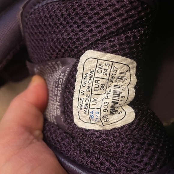 Reebok Ex-O-Fit Hi - Rare color deep purple - Picture 2 of 3